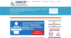 Desktop Screenshot of ijarcst.com